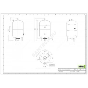 Ёмкость дополнительная VF 500 л 6 бар Reflex .