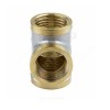 Крест латунь никель Ду 15 (1/2") ВР/ВР 9011 ГОСТ 32585-2013 Aquasfera 9011-01