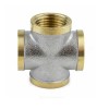 Крест латунь никель Ду 15 (1/2") ВР/ВР 9011 ГОСТ 32585-2013 Aquasfera 9011-01