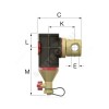 Сепаратор шлама пластик Ду 25 Ру10 Тмакс=120 oC Rp1" ВР Flamco 30023