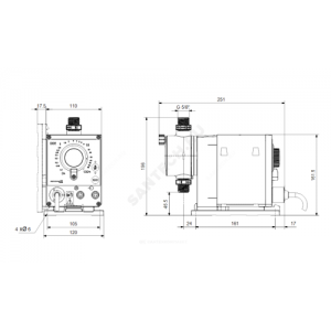 Насос дозировочный DDE 6-10 P-PP/E/C-X-31U2U2FG Grundfos 97720949