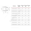 Ниппель латунь никель переходной Ду 40х25 (1 1/2"х1") НР VALFEX VF.580.N.112.100