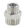 Ниппель латунь никель переходной Ду 40х25 (1 1/2"х1") НР VALFEX VF.580.N.112.100