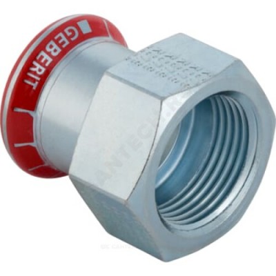 Муфта сталь углеродистая Дн 22х1" пресс/ВР Mapress Geberit 21824