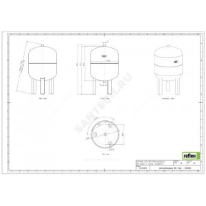 Емкость предварительная V 60 л Reflex 8303500