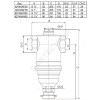 Фильтр сетчатый T-образный латунь Ду 40 Ру10 G1 1/2" ВР 745 Icma 82745AH05