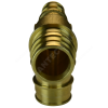 Тройник переходной для PE-X латунь Дн 16х20х16 GX151 Giacomini GX151Y009