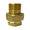 Соединитель латунь американка Ду 32 (1 1/4") прямой ВР/НР Китай