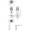 Насос многоступенчатый вертикальный HELIX V 1602-2/25/V/KS/400-50 PN25 3х400В/50 Гц Wilo 4150661