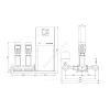 Установка повышения давления Hydro MPC-E 2 CRE20-3 Grundfos 99209306