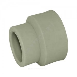 Муфта PP-R переходная серая внутр/наруж пайка Дн 40х32 VALFEX 10004032Г