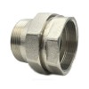 Соединитель латунь никель американка Ду 40 (1 1/2") прямой ВР/НР Китай