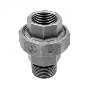 Соединитель прямой американка чугун Ду 20 (3/4") ВР/НР конусный Fittex PLUS