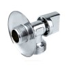 Кран шаровой латунный бытовой хром 1044 G1/2"х3/4" Ру10 НР редуцированный бабочка Aquasfera 1044-01