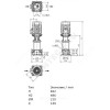 Насос многоступенчатый вертикальный HELIX FIRST V 3603-5/16/E/S/400-50 PN16 3х400В/50 Гц Wilo 4183390