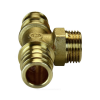 Тройник для PE-X латунь Дн 16х1/2"х16 НР GX153 Giacomini GX153Y033