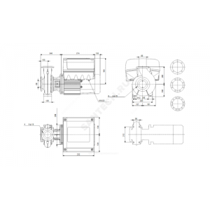 Насос консольно-моноблочный NBE65-160/149 A-F2-A-BAQE PN16 3х380-500В/50 Гц Grundfos 98111283
