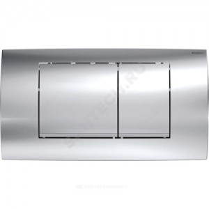 Кнопка для инсталляции Twinline30 хром глянец/хром матовый Geberit 115.899.KH.1