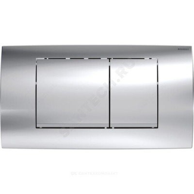 Кнопка для инсталляции Twinline30 хром глянец/хром матовый Geberit 115.899.KH.1
