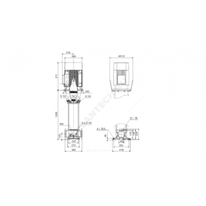 Насос многоступенчатый вертикальный CR 95-4 A-F-A-E-HQQE PN16 3х380-420/660-725В/50 Гц Grundfos 99141741