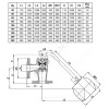 Клапан поплавковый угловой RF3240 Ду100 Tecofi RF3240-0100