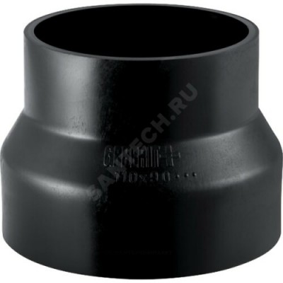 Переход ПНД концентрический короткий Дн 75х40 Geberit 365.559.16.1