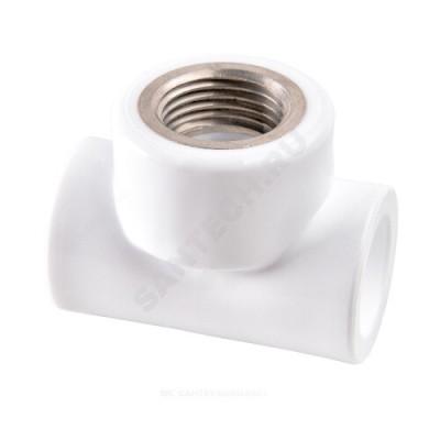 Тройник PP-R комбинированный белый ВР Дн 25х1/2" PRO VALFEX 10127125-PRO