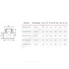 Тройник PP-R комбинированный белый ВР Дн 25х1/2" PRO VALFEX 10127125-PRO