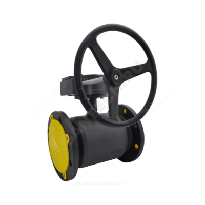 Кран шаровой сталь JIP/G-FF Ду 350 Ру25 фл с редуктором Danfoss 065N0371G