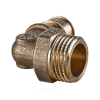 Угольник для PE-X латунь Дн 20х3/4" НР GX127 Giacomini GX127Y055