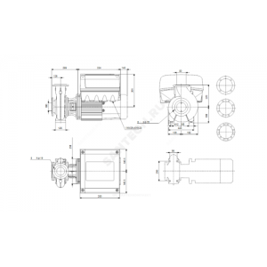 Насос консольно-моноблочный NBE80-160/175 A-F2-A-BQQE PN16 3х380-500В/50 Гц Grundfos 99105441