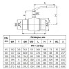 Кран шаровой сталь JIP Premium WW Ду 100 Ру25 п/привар ISO-фл Danfoss 065N0142