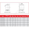 Бак расширительный мембранный Flexcon RM для отопления 110 л 6 бар Flamco 26030RU