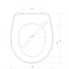 Сиденье для унитаза Vega белое дюропласт Jika 8.9153.4.300.063.1