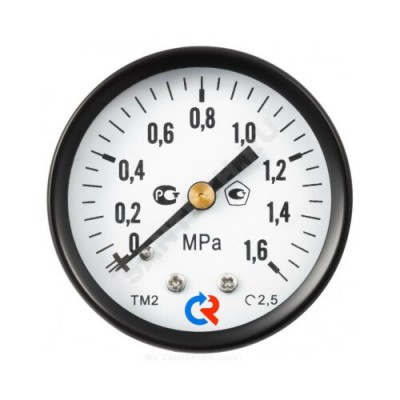 Манометр ТМ-310Т.00 осевой Дк63мм 0-1,0 МПа G1/4" Росма 00000010928
