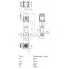 Насос многоступенчатый вертикальный HELIX VE 2202-4,0-2/16/V/KS PN16 3х400В/50 Гц Wilo 4148001