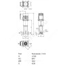 Насос многоступенчатый вертикальный HELIX VE 2202-4,0-2/16/V/KS PN16 3х400В/50 Гц Wilo 4148001