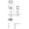 Насос многоступенчатый вертикальный HELIX VE 2202-4,0-2/16/V/KS PN16 3х400В/50 Гц Wilo 4148001