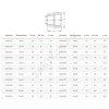 Муфта PP-R переходная белая внутр/наруж пайка Дн 40х32 VALFEX 10004032