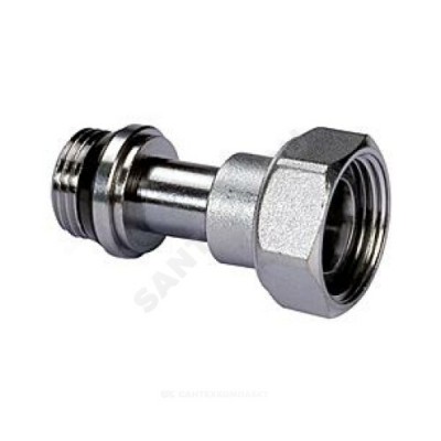Отвод телескопический R173TG 1/2" НР/нак. гайка штуцер с герметичной прокладкой Giacomini R173X033