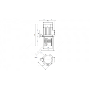 Насос многоступенчатый вертикальный MTH4-5/3 A-W-A-AQQV PN10 3х220-240/380-415В/50 Гц полупогружной Grundfos 98993039