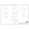 Бак расширительный мембранный N 140 л 6 бар Reflex 8211400