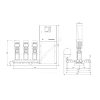 Установка повышения давления Hydro MPC-E 3 CRE20-4 Grundfos 99209318