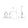 Установка повышения давления Hydro MPC-E 3 CRE20-4 Grundfos 99209318