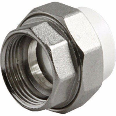 Муфта PP-R комбинированная разъемная серая ВР Дн 25х3/4" VALFEX 10155020Г