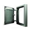 Люк под плитку нажимной алюминий 400х500 на износоустойчивой петле CERAMO COMFORT Эра D4050
