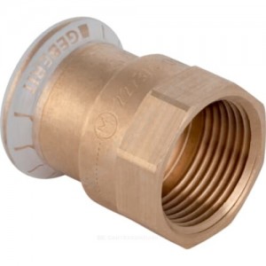 Муфта бронза Дн 12х1/2" пресс/ВР Mapress Geberit 61801
