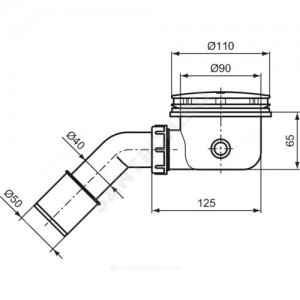 Сифон для поддона Ideal Standard K936367