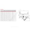 Фильтр сетчатый Y-образный чугун Ду 32 Ру16 фл R74F Giacomini R74FLY003