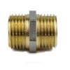 Ниппель латунь никель Ду 20 (3/4") НР 9022 ГОСТ 32585-2013 Aquasfera 9022-02